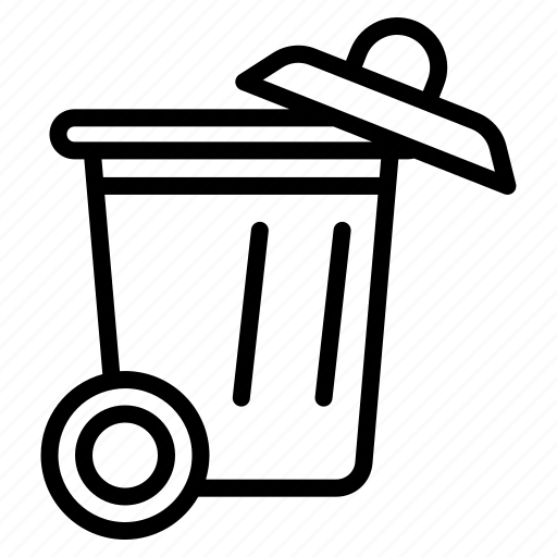 Garbage, can, dustbin, rubbish, bin, recycle, recycle bin icon - Download on Iconfinder