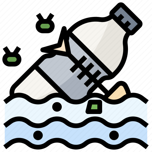 Ecology, enviroment, environment, plastic, pollution, waste, water icon - Download on Iconfinder