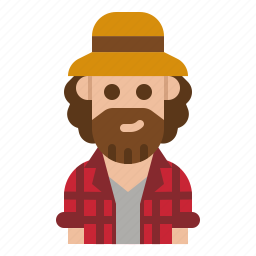 Farmer, people, hat, profession, occupation icon - Download on Iconfinder