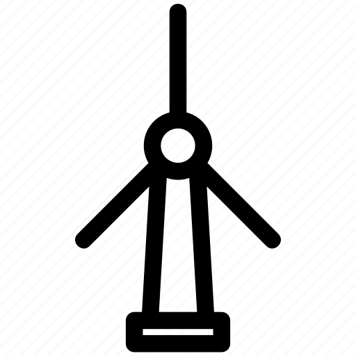 Wind, turbine, renewable, power, electricity icon - Download on Iconfinder