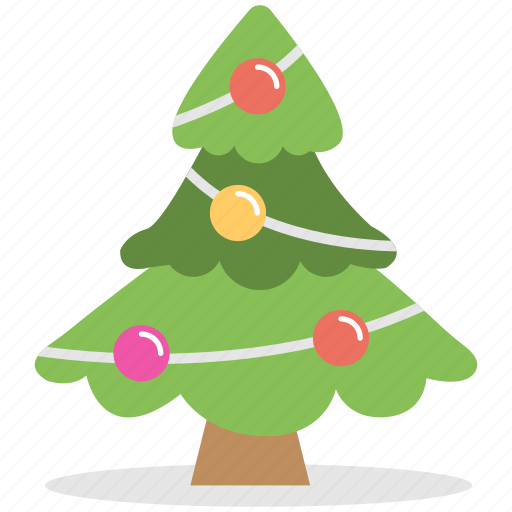 Christmas tree, colorful balls, decoration, tree, tree decoration icon - Download on Iconfinder