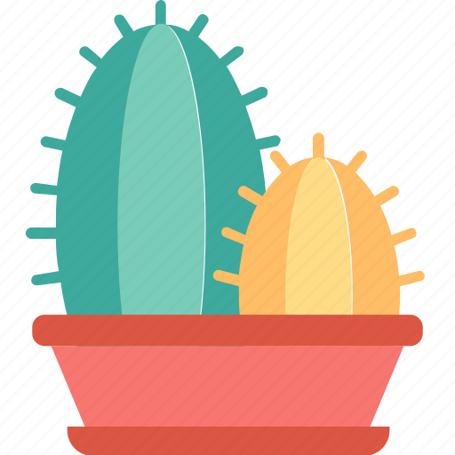 Cactus, decoration, garden, greenery, nature, plant, pot icon - Download on Iconfinder