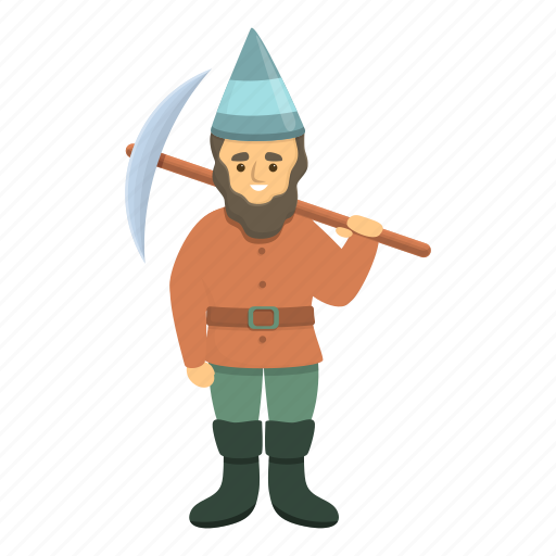 Garden, gnome, pick, axe icon - Download on Iconfinder