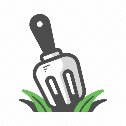 Agriculture, fork, garden, garden fork, gardening, pitchfork, shovel icon - Download on Iconfinder