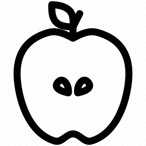 Apple, fruit, fresh, food, vegetarian, juicy icon - Download on Iconfinder