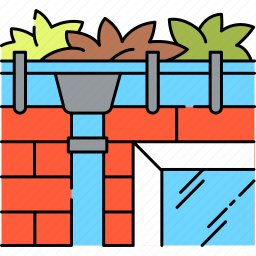 Gardening, gutter, clearance, wall icon - Download on Iconfinder