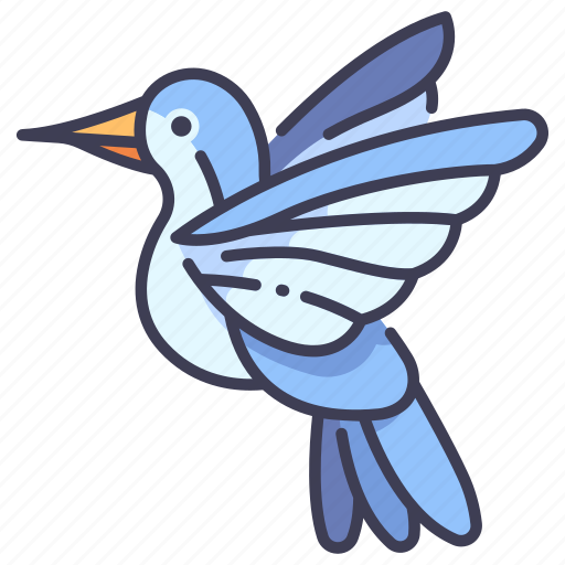 Animal, beak, bird, hummingbird, small, wildlife icon - Download on Iconfinder