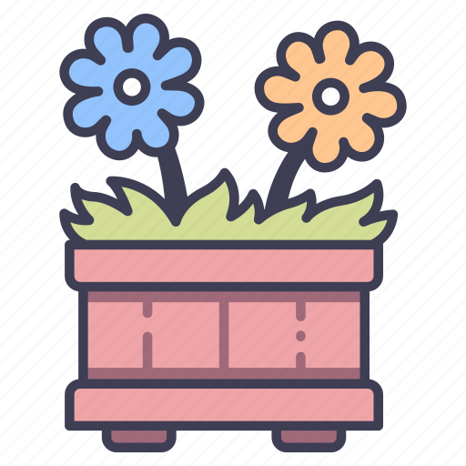 Bloom, flora, flower, flowerpot, plant, pot icon - Download on Iconfinder