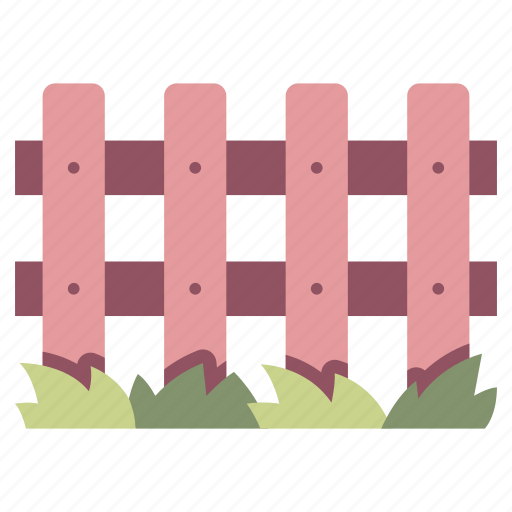 Fence, garden, grass, outdoor, wall, wood icon - Download on Iconfinder
