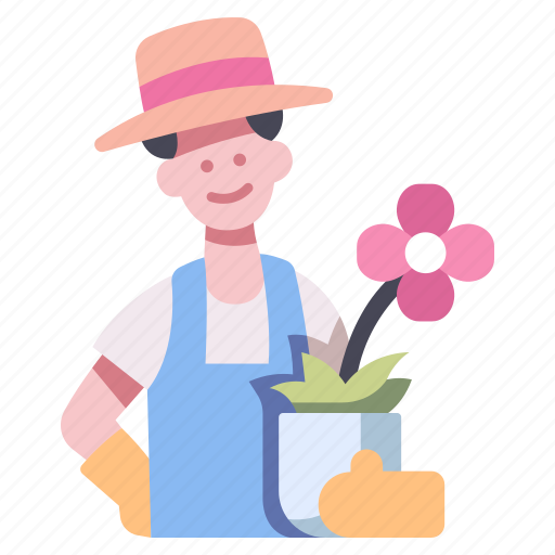 Farming, flower, garden, gardening, male, men, people icon - Download on Iconfinder