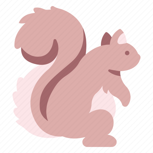 Animal, cute, forest, garden, squirrel, tail, tree icon - Download on Iconfinder