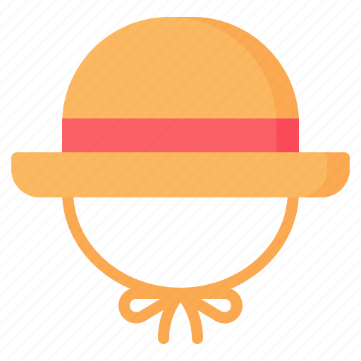 Hat, straw, gardener, gardening, sun hat icon - Download on Iconfinder
