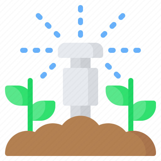 Sprinkler, watering, water, plant, gardening icon - Download on Iconfinder
