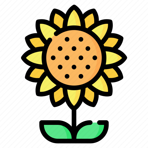 Sunflower, flower, blossom, summer, spring icon - Download on Iconfinder