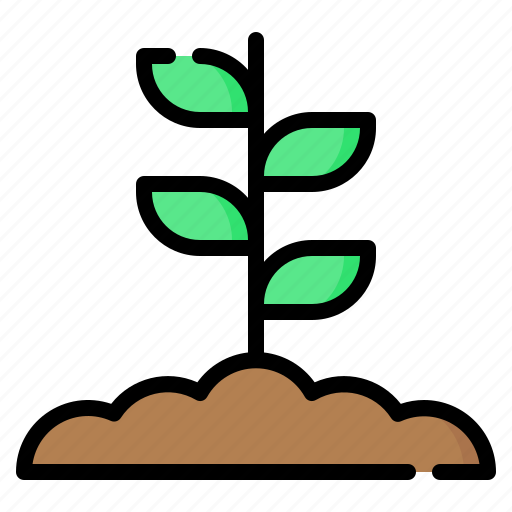 Sprout, plant, leaf, leaves, gardening icon - Download on Iconfinder