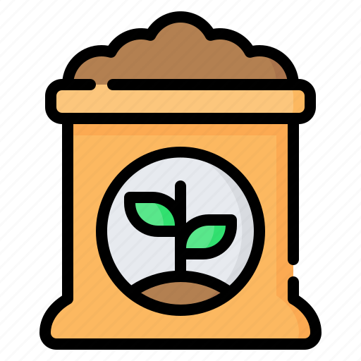 Fertilizer, fertilization, bag, sack, gardening icon - Download on Iconfinder