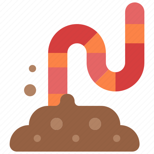 Earthworm, worm, soil, wildlife, animal, insect, ground icon - Download on Iconfinder