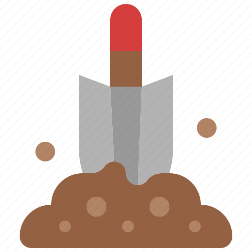 Soil, dirt, ground, trowel, gardening, earth, nature icon - Download on Iconfinder