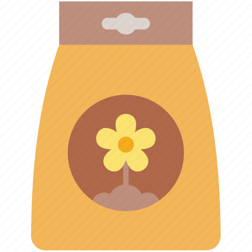 Yellow, seed, pack, flowers, face, hand, action icon - Download on Iconfinder