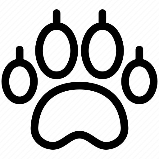 Paw, print, dog, animal, cat, foot icon - Download on Iconfinder