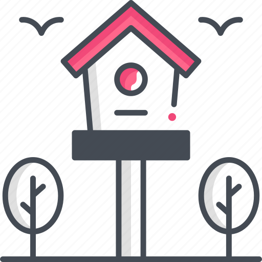 Bird house, bird, feeder, bird feeder icon - Download on Iconfinder