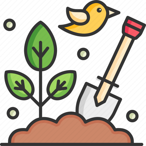 Shovel, fertilizer, compost, organic, agriculture, crate, leaf icon - Download on Iconfinder