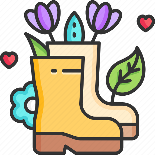 Boots, garden, shoes, farming, boot, decoration, shoe icon - Download on Iconfinder