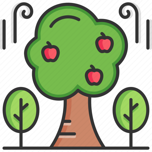 Apple tree, tree, apple, botanical, fruit tree, ecology, nature icon - Download on Iconfinder