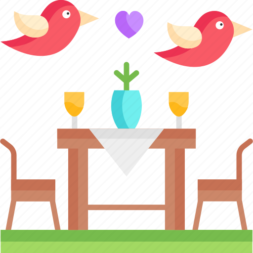 Picnic table, garden, table, picnic, chairs, summertime icon - Download on Iconfinder