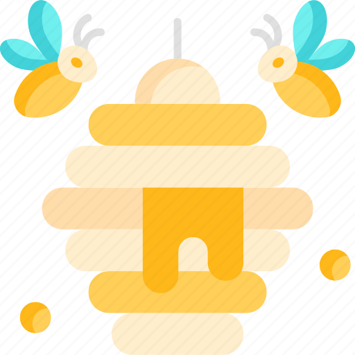 Beehive, honey, bee, farm, nature, organic icon - Download on Iconfinder