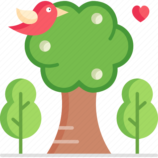 Tree, bird, birds, forest, plant, nature icon - Download on Iconfinder