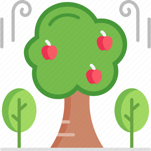 Apple tree, tree, apple, botanical, fruit tree, ecology, nature icon - Download on Iconfinder