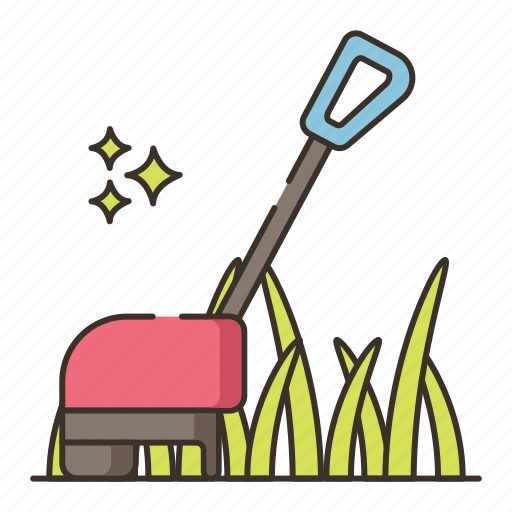 Garden, gardening, grass, trimmer icon - Download on Iconfinder
