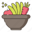 bowl, fruit, harvest, vegetable 