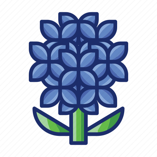 Floral, flower, hydrangea, nature icon - Download on Iconfinder