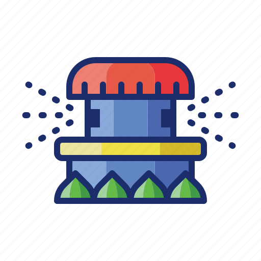 Grass, sprinkler, water icon - Download on Iconfinder