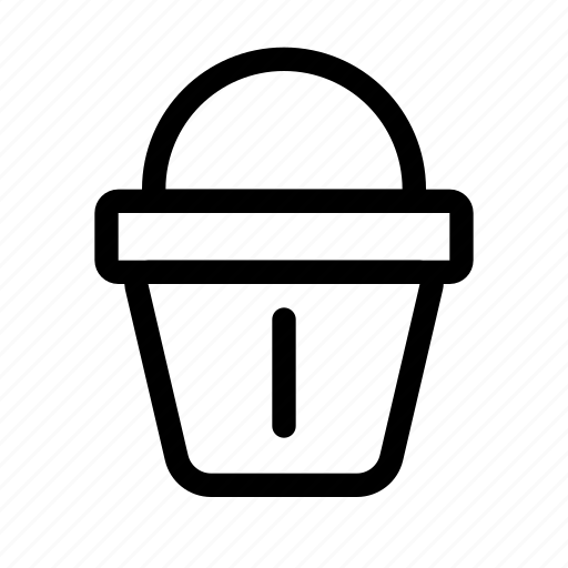 Bucket, container, water, bin, delete, trash icon - Download on Iconfinder