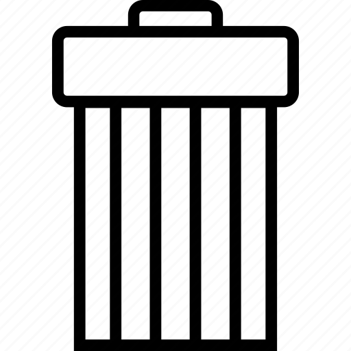Garbage, bin, full, recycle bin, remove, garage, exit icon - Download on Iconfinder