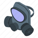 air, gas, mask, isometric