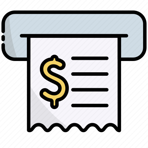 Bill, invoice, receipt, payment, money, finance, business icon - Download on Iconfinder