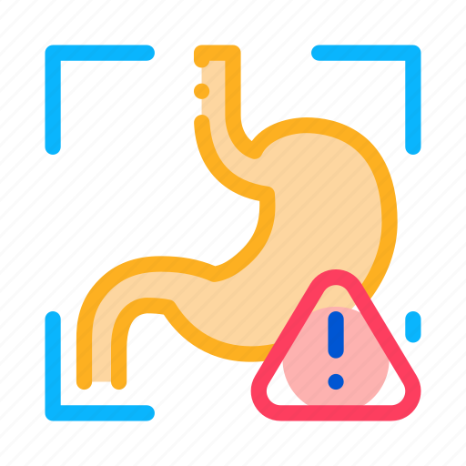 Department, detection, gastroenterology, hepatology, problems, scan, stomach icon - Download on Iconfinder