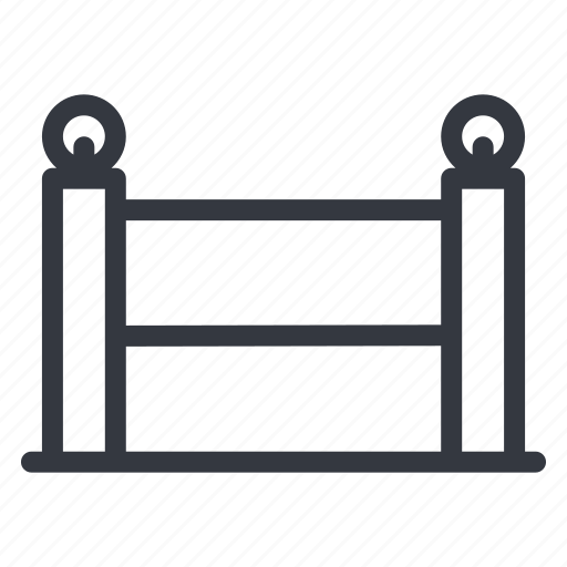 Gate, fence, entrance, wall, door, building, house icon - Download on Iconfinder