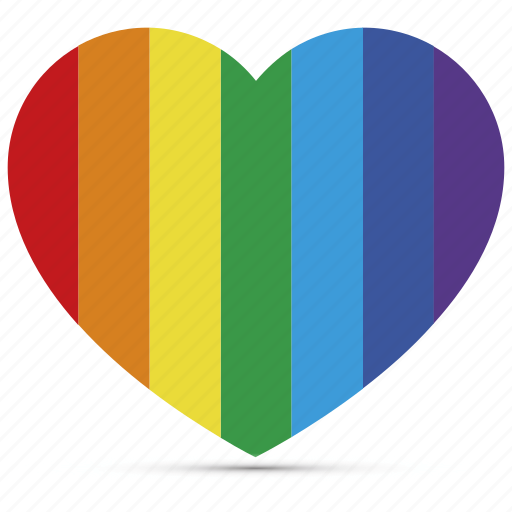 Gay, heart, homosexual, lesbian, love, rainbow, valentine icon - Download on Iconfinder