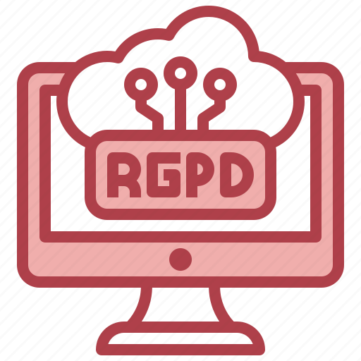 Gdpr, rgpd, cloud, seo, web, personal, data icon - Download on Iconfinder