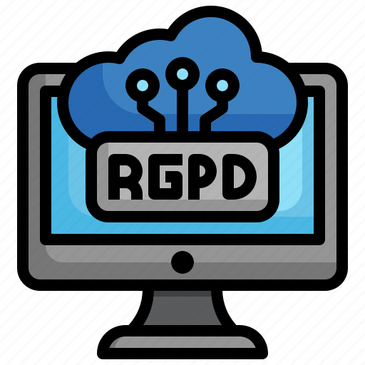 Gdpr, rgpd, cloud, seo, web, personal, data icon - Download on Iconfinder