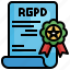 gdpr, rgpd, certification, personal, secure, folder, files 