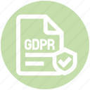 accept, document, gdpr, page, protection, security, shield