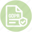 accept, document, gdpr, page, protection, security, shield 
