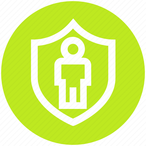 Man, personal security, privacy, safe, security, shield, user icon - Download on Iconfinder