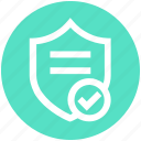 accept, complete, safe, safety, security, shield, text